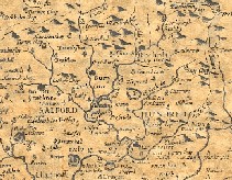 Map of Lancashire 1610