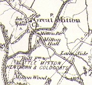 Little Mitton Hall - Map