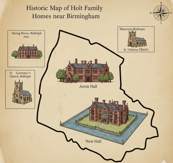 Map of halls