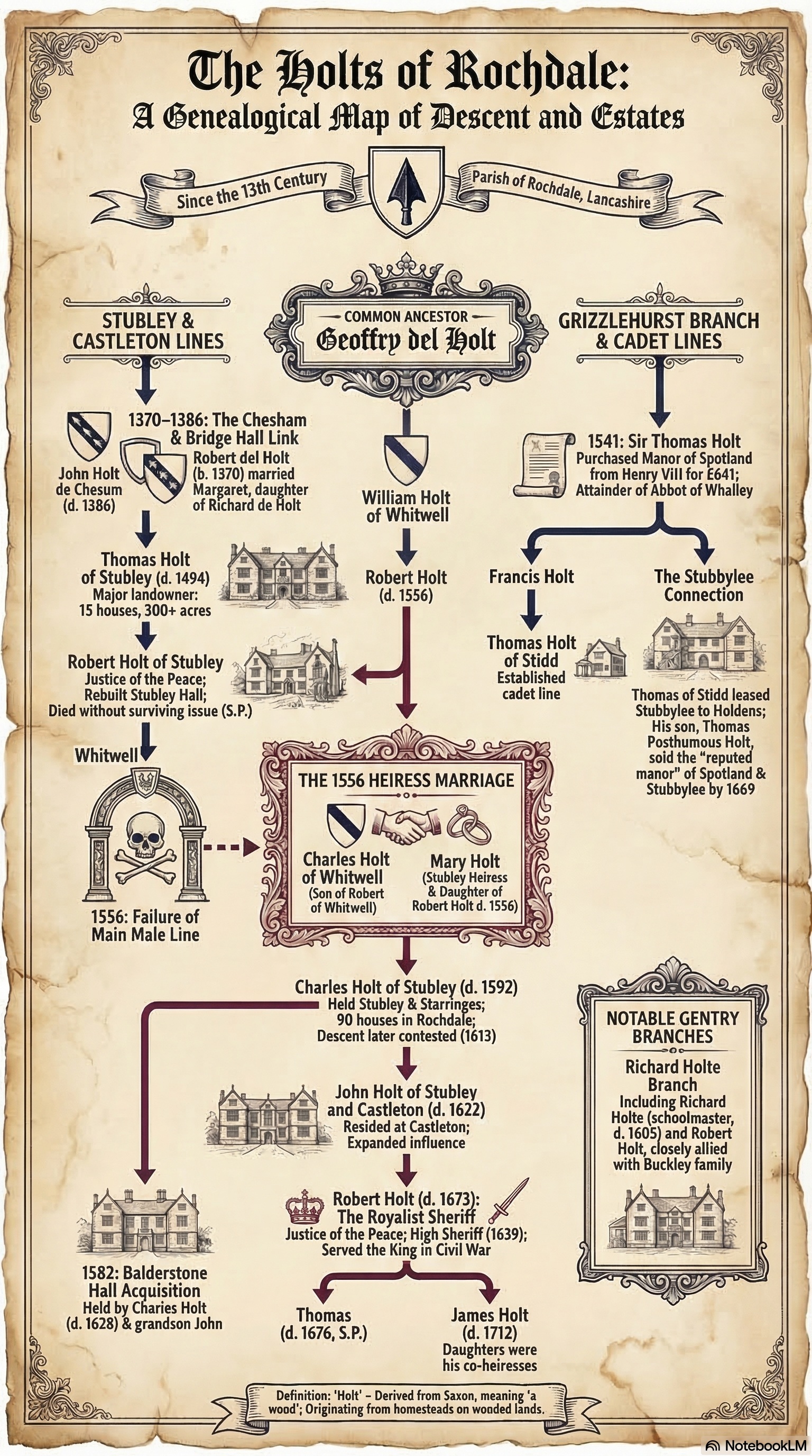 Holt of Stubley Gristlehurst of Rochdale